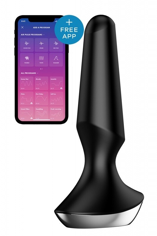 SATISFYER PLUG-ILICIOUS 2 ZWART