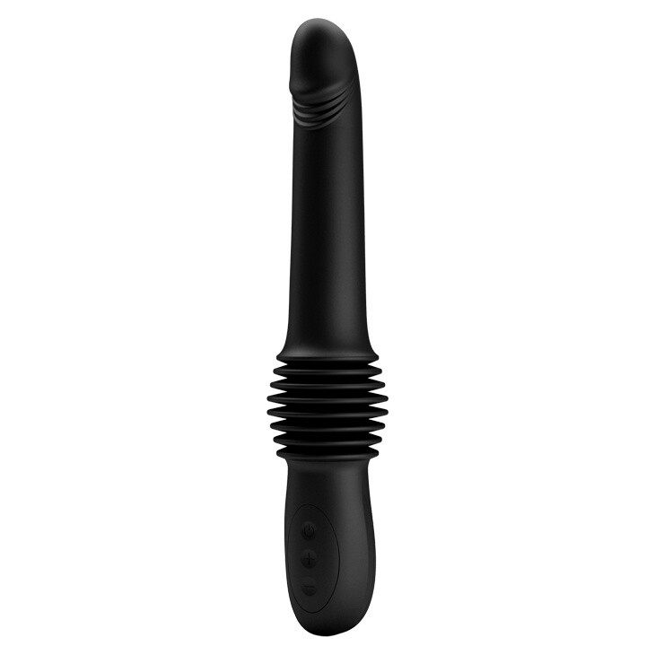 Stotende vibrator Pazuzu Zwart
