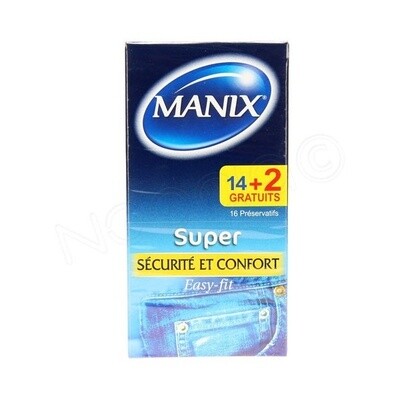 Super Veiligheid Comfort Easy Fit Condooms  Manix - Doos Van 14+2