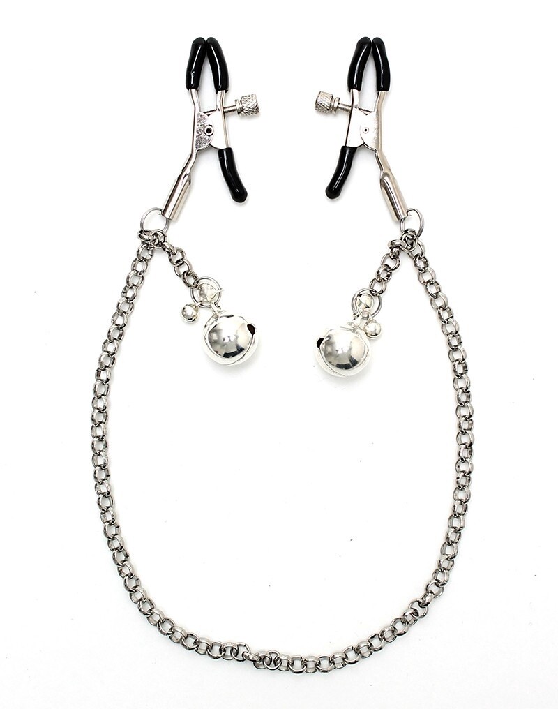 TEPELKLEMMEN MET KETTING ZILVER
