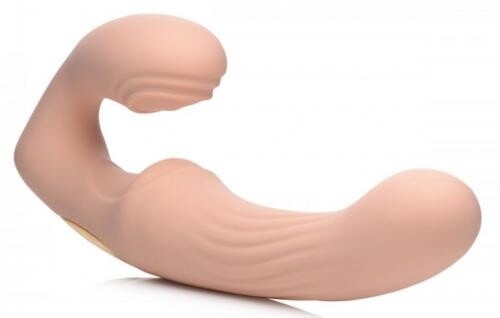 U-Pulse Siliconen Vibrerende Strapless Strap-On