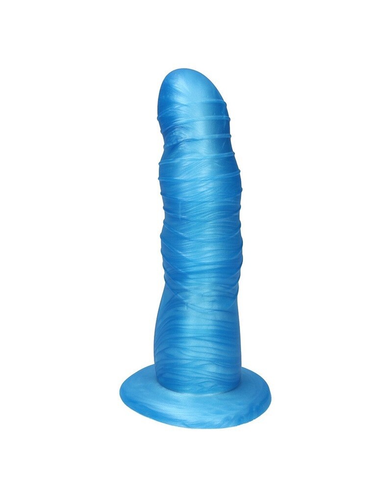 YLVA  en amp DITE RHEA SPECIALE DILDO BLAUW / WIT
