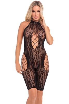 SPIN ME BIKESHORT BODYSTOCKING ZWART, OS