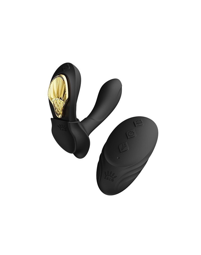 ZALO - AYA - DRAAGBARE VIBRATOR MET AFSTANDSBEDIENING - ZWART