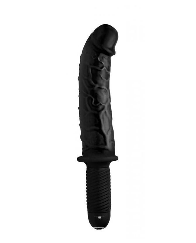 THE CURVED DICKTATOR VIBRATOR - ZWART