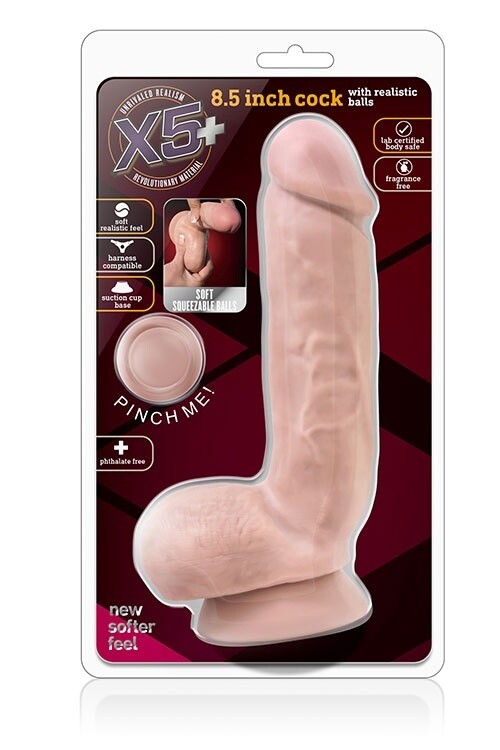 X5 PLUS 8.5INCH COCK WITH BALLS