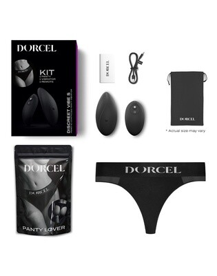 DISCREET VIBE PANTY VIBRATOR MET STRING ZWART