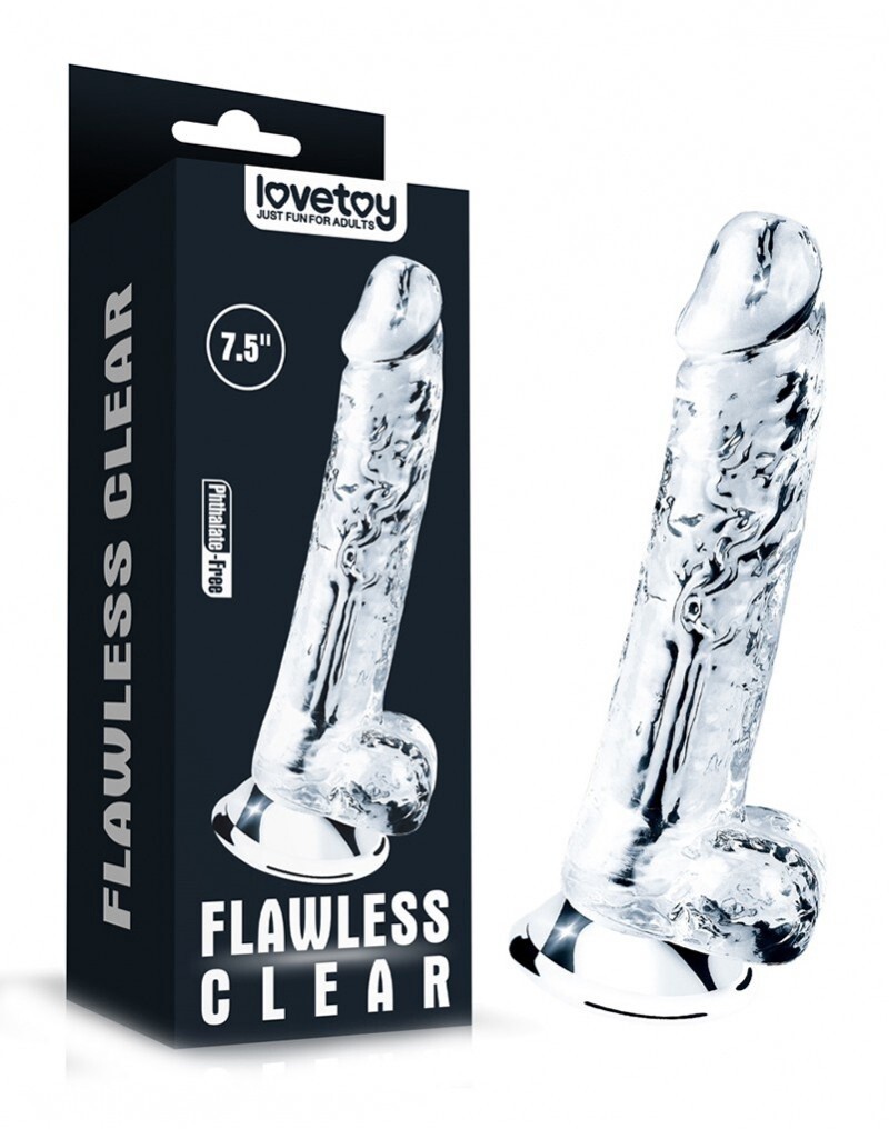 FLAWLESS CLEAR DILDO 19 CM