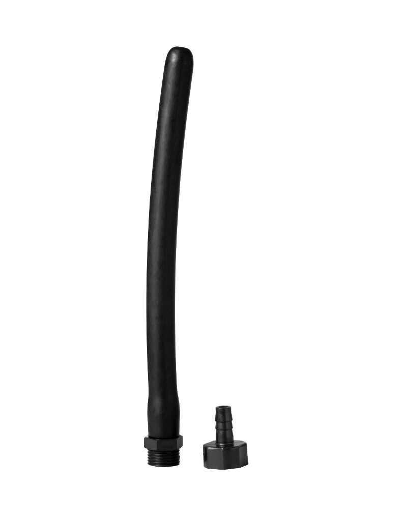 LATEX PLAY FLEXIBELE INTIEME DOUCHE ZWART