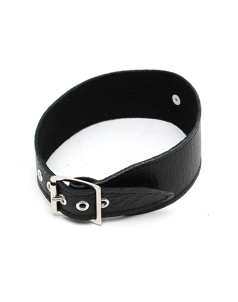 HALSBAND MET RING 4 CM BREED