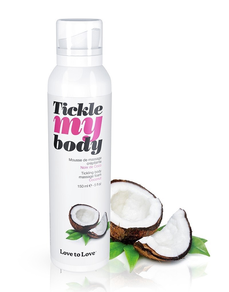 LOVE TO LOVE TICKLE MY BODY MASSAGE SCHUIM KOKOSNOOT