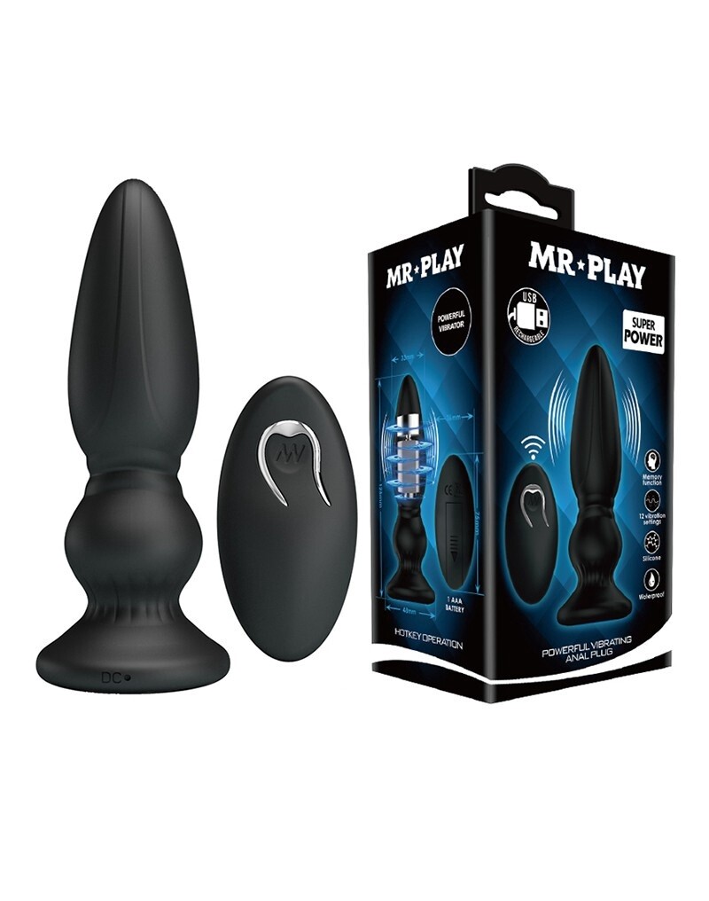 MR. PLAY - VIBRERENDE ANAAL PLUG 5017