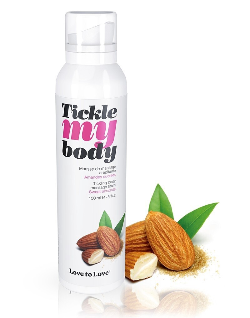 LOVE TO LOVE TICKLE MY BODY MASSAGE SCHUIM AMANDEL