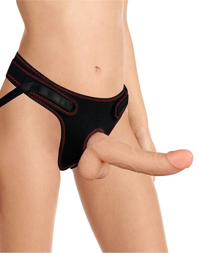 LOVETOY EASY STRAP-ON SET WITH 21,5 CM DILDO
