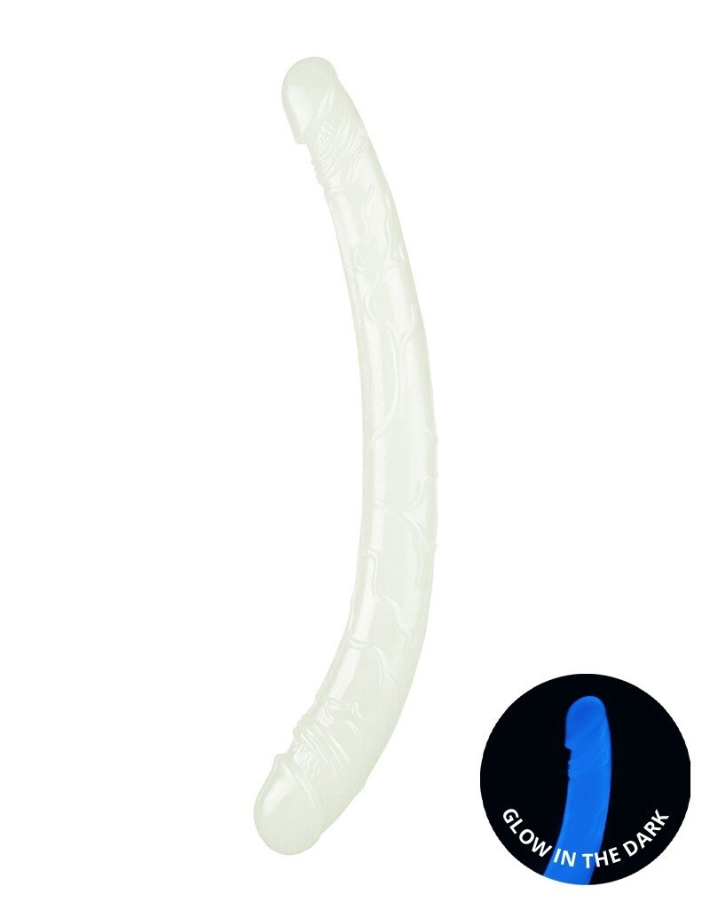 LUMINO PLAY DUBBELE DILDO 37 CM GLOW IN THE DARK
