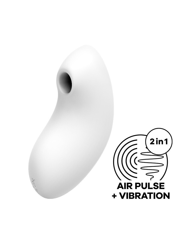 SATISFYER VULVA LOVER 2 LUCHTDRUK VIBRATOR WIT