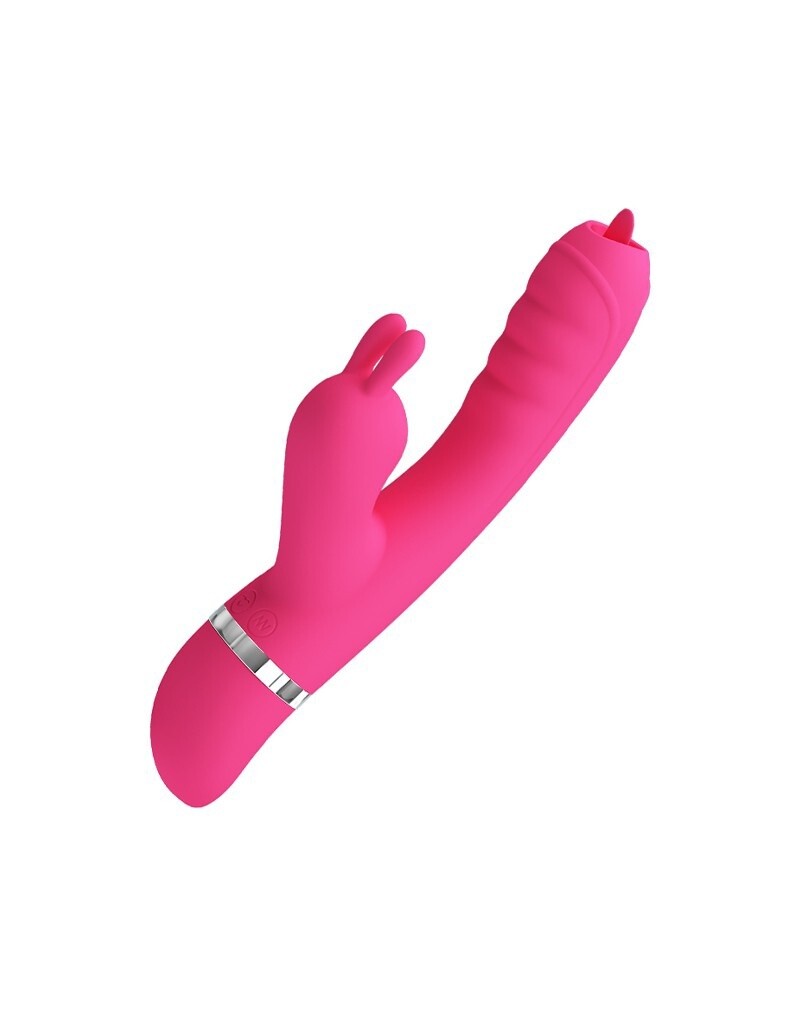PHOENIX RABBIT VIBRATOR MET ZUIGFUNCTIE ROZE