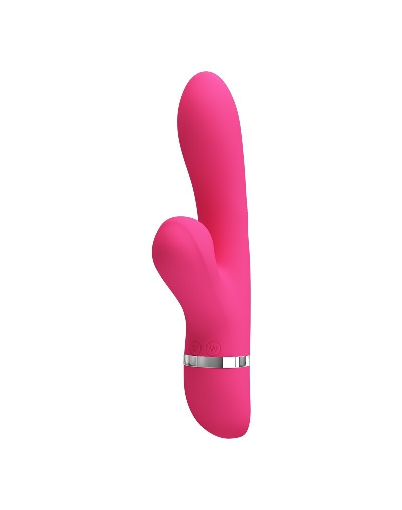 PRETTY LOVE WILLOW RABBIT VIBRATOR MET ZUIGFUNCTIE ROZE