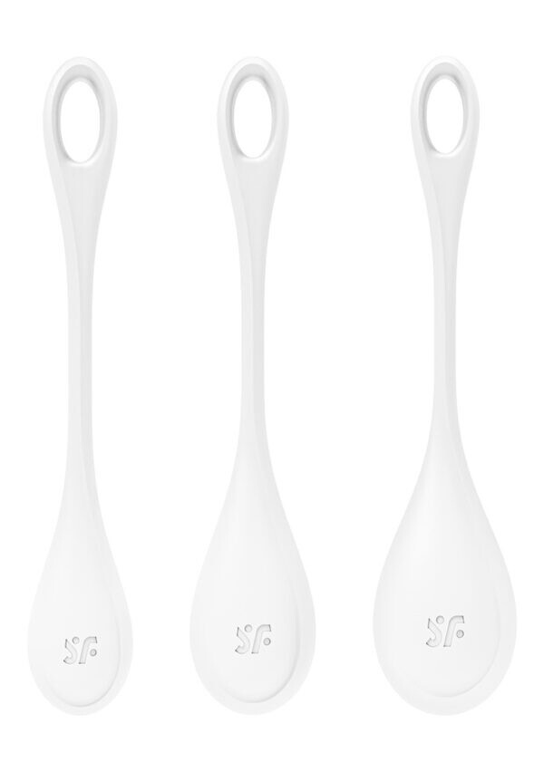 SATISFYER YONI POWER 1 KEGEL BALLETJES SET WIT