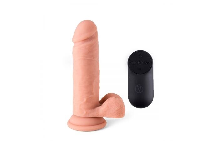 Vibrating Realistic with Remote R12 Flesh