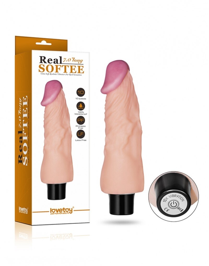 VIBRATING REAL SOFTEE 7 en quot REALISTIC