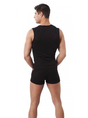 BOXERSHORT MET VISNET  ZWART 1971 M/L