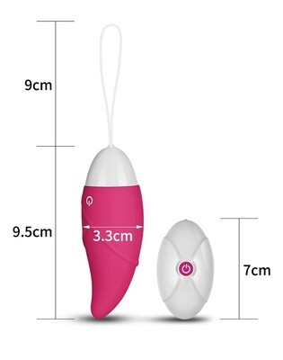LOVE TOY IJOY 3 VIBREREND EI MET AFSTANDBEDIENING ROZE