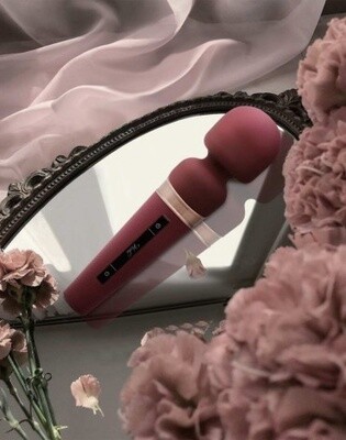 VIOTEC TITAN  STAAFVIBRATOR GOUD  WIJNROOD