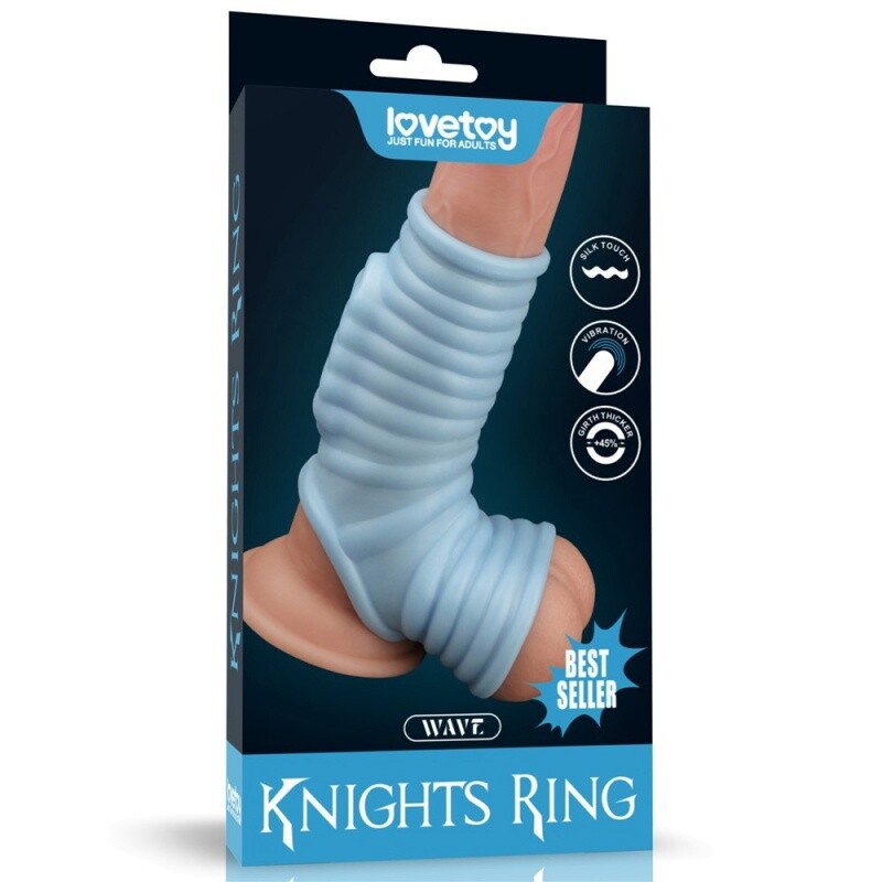 TRILLENDE GOLF RIDDERSRING MET SCROTUM SLAAP