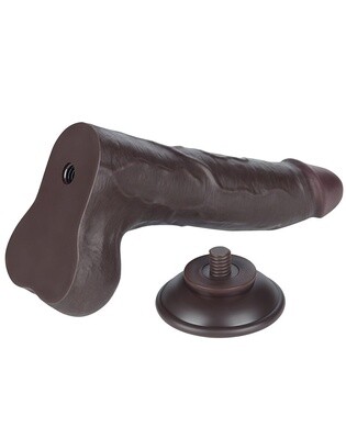 AFTREKBARE DILDO 22 CM (Ø 4,3 CM)  ZWART