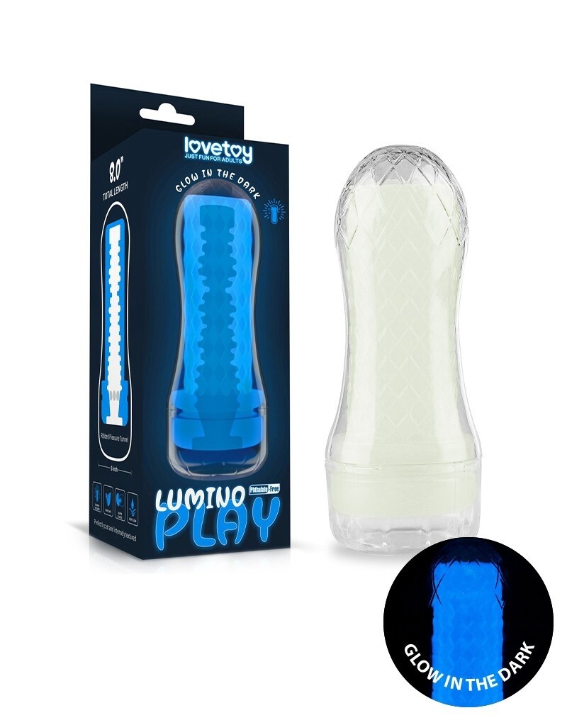 LOVETOY - LUMINO PLAY MASTURBATOR 2 - GLOW IN THE DARK