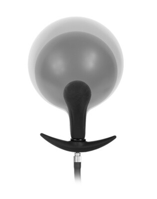 LATEX PLAY OPBLAASBARE ANAALPLUG MET POMP 9171