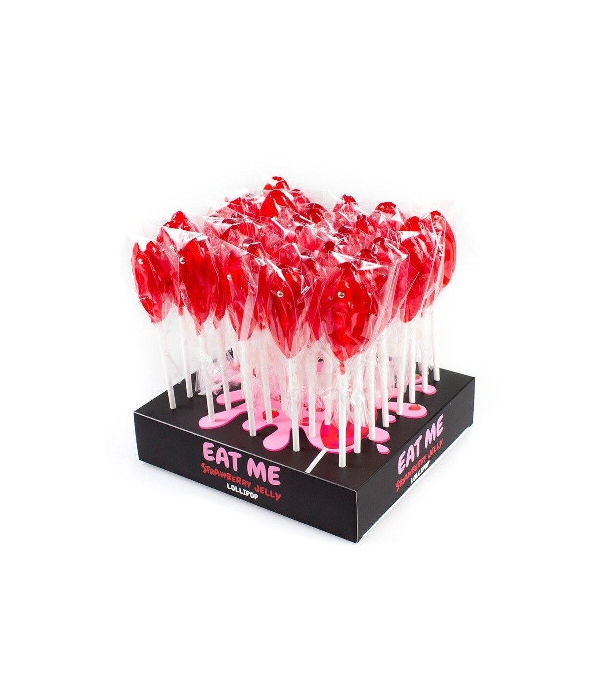 AARDBEI VAGINA LOLLIPOP