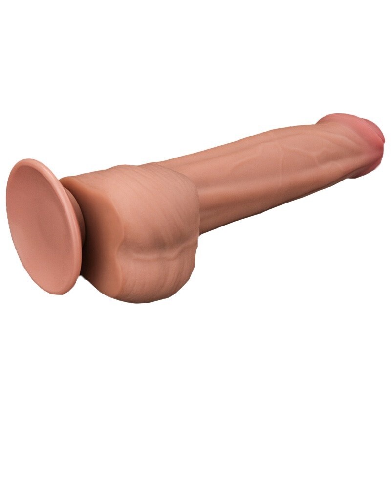 SLIDING SKIN DILDO 29 CM NUDE