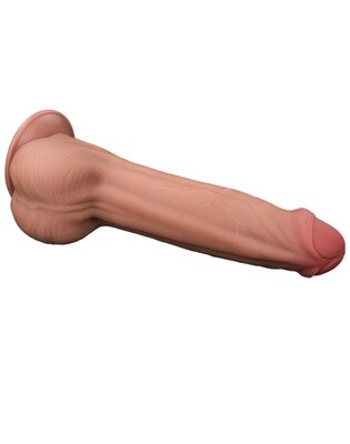 SLIDING SKIN DILDO 29 CM NUDE