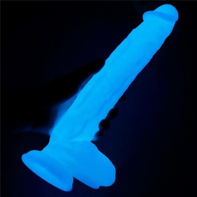 10.5'' LUMINO PLAY SILICONE DILDO GLOW DARK