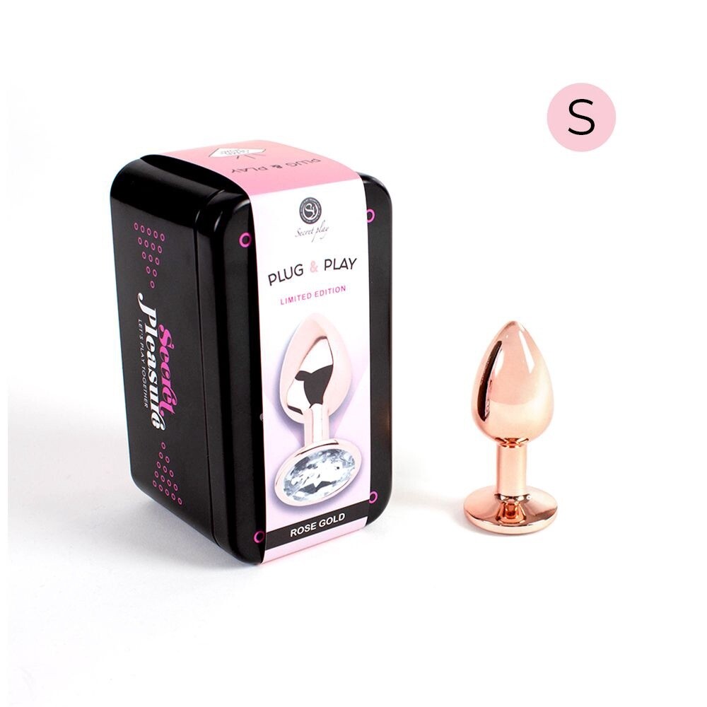 ROSE GOLD METAL BUTT PLUG