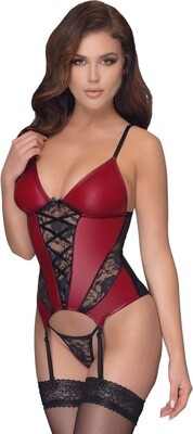 Korset met Bandjes Rood &amp; Zwart