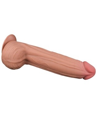 LOVETOY SLIDING SKIN DILDO 31 CM  NUDE