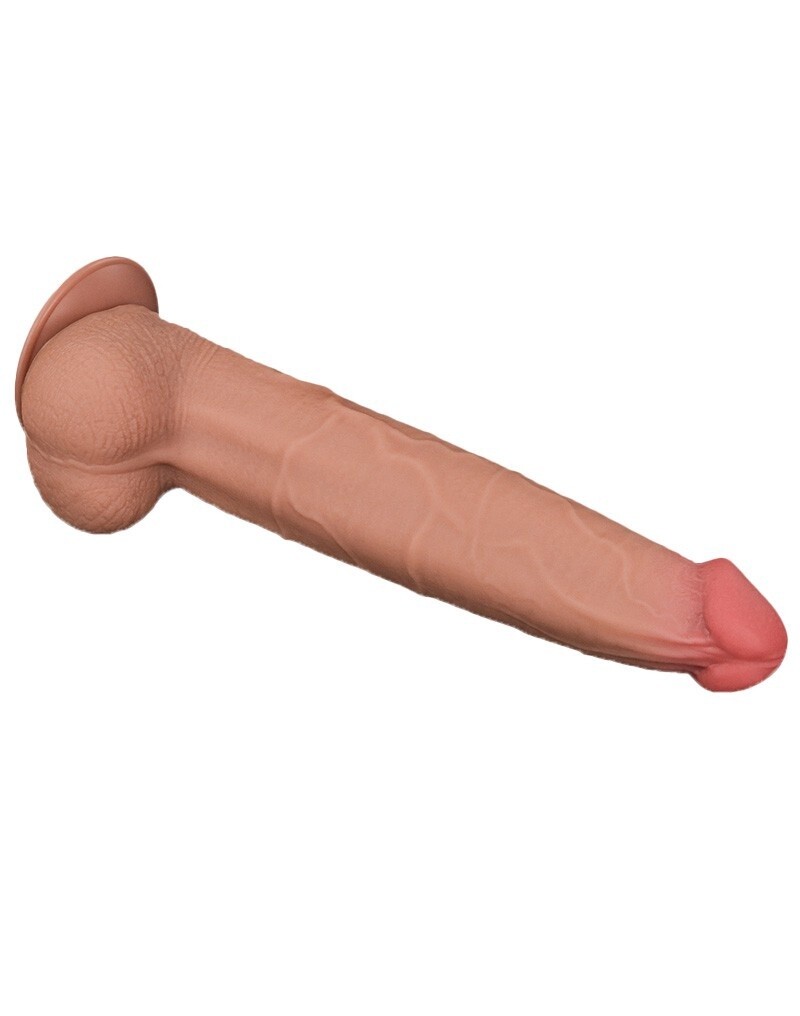 LOVETOY - SLIDING SKIN DILDO 34 CM NUDE