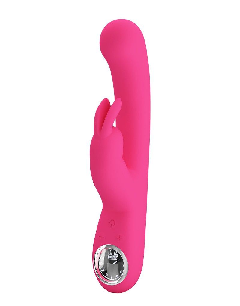 LAMAR - RABBIT VIBRATOR MET DIGITAAL LED DISPLAY