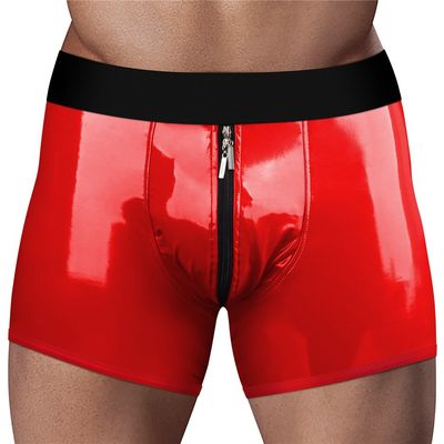 STRAP-ON SHORT BOXER VOOR MAN EN VROUW LAK ROOD