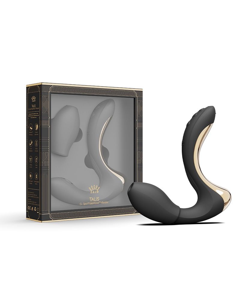 ZALO Talis G-Spot Pulsewave Vibrator Zwart