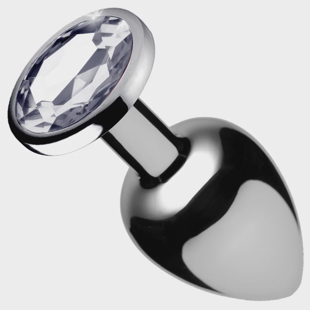 Clear Gem Anaalplug Small Helder
