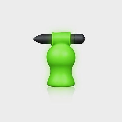 Vibrerende hoofdmasturbator Glow in the Dark