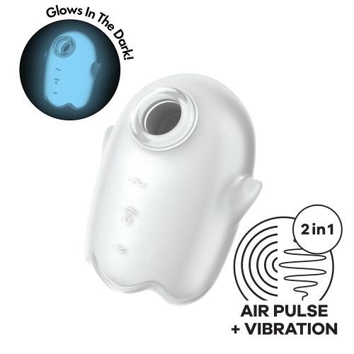 Glowing Ghost Glow in the Dark Double Air Pulse White