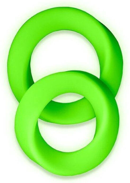 Cockring Set - Glow in the Dark - 2 Pieces