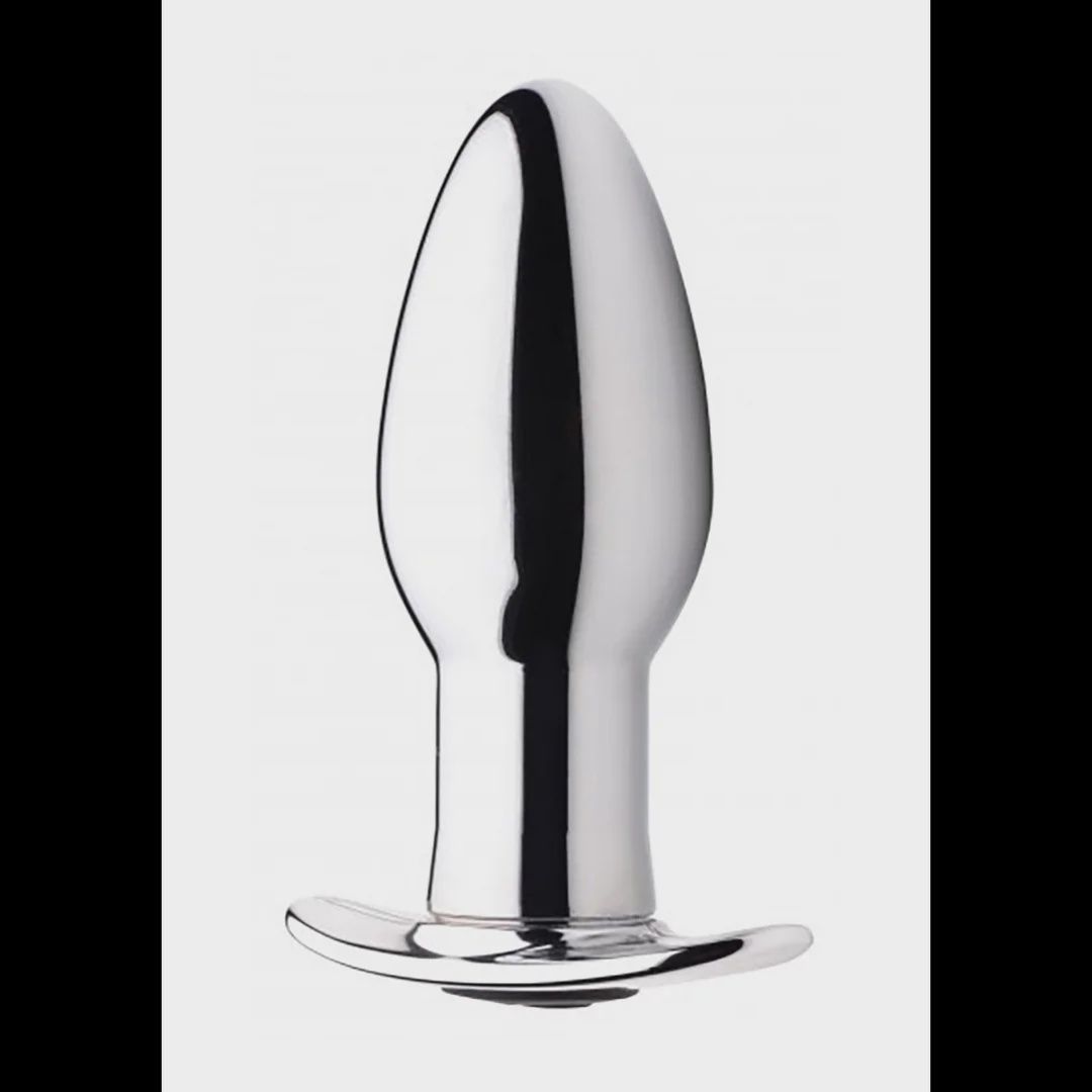 Chrome Blast - Rechargeable Butt Plug - Small