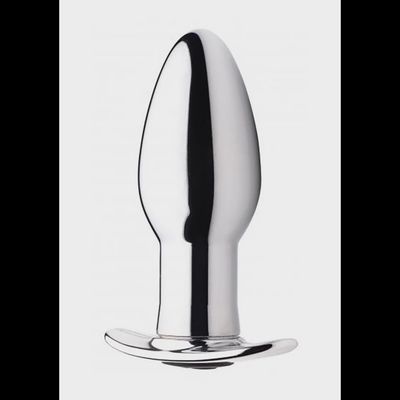 Chrome Blast - Rechargeable Butt Plug - Small
