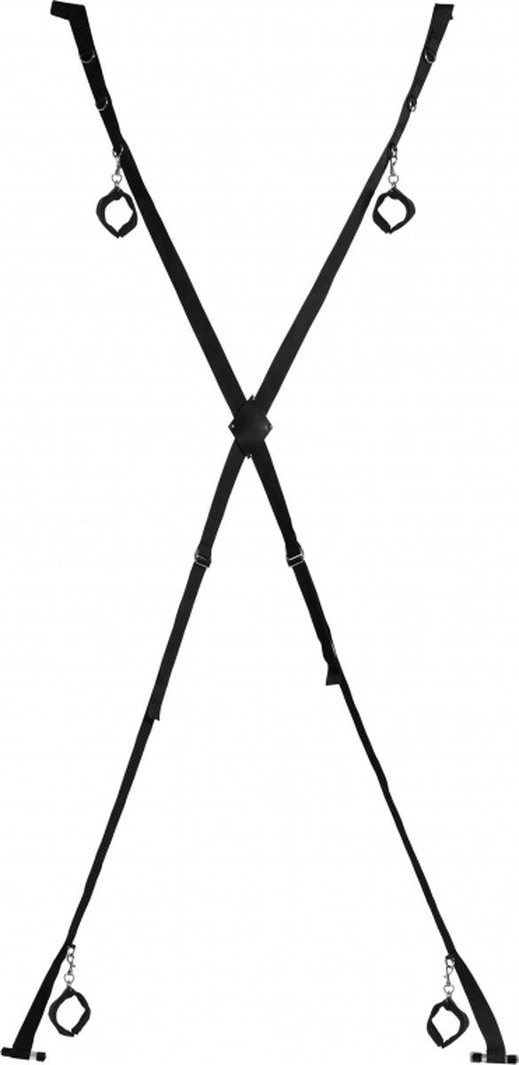 Over the Door Bondage Cross Black